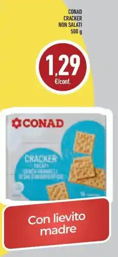 Conad Superstore Conad cracker non salati offerta
