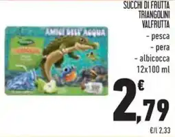 Conad Superstore Succhi di frutta triangolini VALFRUTTA offerta