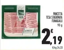 Conad Superstore Pancetta tesa stagionata FUMAGALLI offerta
