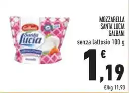 Conad Superstore Mozzarella santa lucia GALBANI offerta