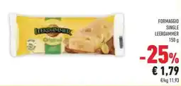Conad Superstore Formaggio single LEERDAMMER offerta