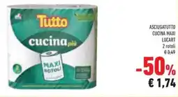 Conad Superstore Asciugatutto cucina maxi lucart offerta