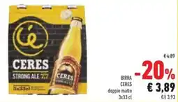 Conad Superstore Birra CERES offerta