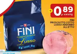 Extra Supermercati Fini prosciutto cotto lusso addobbo offerta