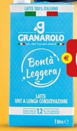 Extra Supermercati Granarolo latte uht bonta leggera offerta
