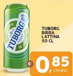 Extra Supermercati Tuborg birra lattina offerta