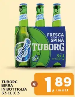 Extra Supermercati Tuborg birra in bottiglia offerta
