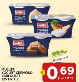 Extra Supermercati Muller yogurt cremoso offerta