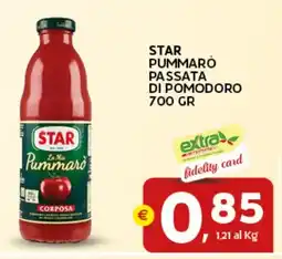 Extra Supermercati Star pummarò passata di pomodoro offerta
