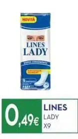 Proshop Lines lady x9 offerta
