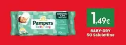 Proshop Pampers Baby-dry 50 salviettine offerta