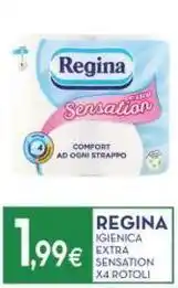 Proshop Regina igienica extra sensation x4 rotoli offerta