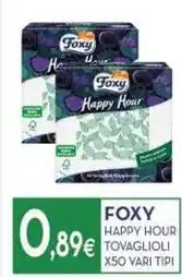 Proshop Foxy happy hour tovaglioli x50 offerta