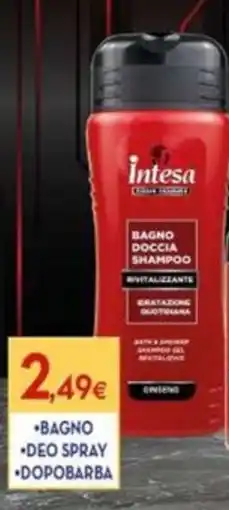 Proshop Intesa bagno deo spray dopobarba offerta