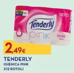 Proshop Tenderly igienica pink x12 rotoli offerta