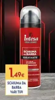 Proshop Intesa schiuma da barba idratante offerta