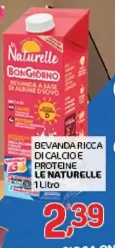 Crai Bevanda ricca di calcio e proteine LE NATURELLE offerta