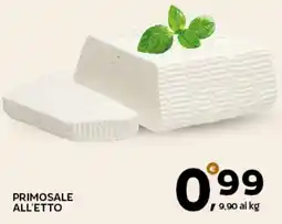 Extra Supermercati Primosale all'etto offerta