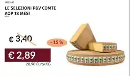 Prezzemolo e Vitale Le selezioni p&v comte aop 18 mesi offerta