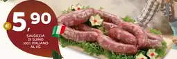 Extra Supermercati Salsiccia di suino 100% italiano offerta