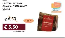 Prezzemolo e Vitale Le eccellenze p&v guanciale stagionato offerta