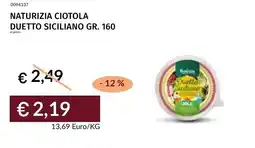 Prezzemolo e Vitale Naturizia ciotola duetto siciliano offerta