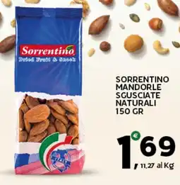 Extra Supermercati Sorrentino mandorle sgusciate naturali offerta