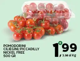 Extra Supermercati Pomodorini ciliegini/piccadilly nickel free offerta