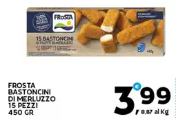 Extra Supermercati Frosta bastoncini di merluzzo offerta