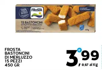 Extra Supermercati Frosta bastoncini di merluzzo offerta