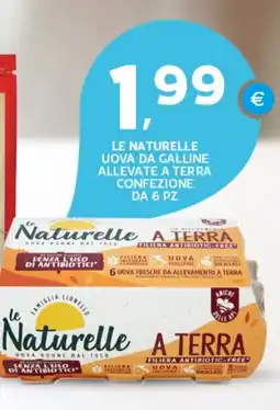 Extra Supermercati Le naturelle uova da galline allevate a terra offerta