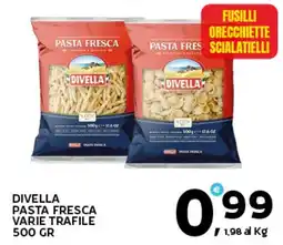 Extra Supermercati Divella pasta fresca varie trafile offerta