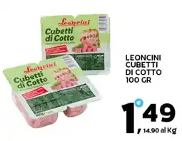 Extra Supermercati Leoncini cubetti di cotto offerta