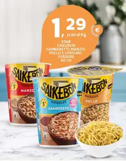 Extra Supermercati Star saikebon gamberetti/manzo/ pollo e verdure/ verdure offerta