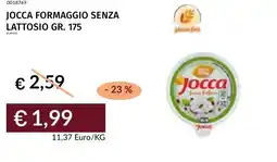 Prezzemolo e Vitale Jocca formaggio senza lattosio offerta