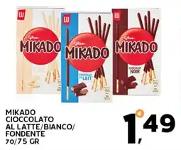 Extra Supermercati Mikado cioccolato al latte/bianco/ fondente offerta