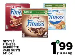 Extra Supermercati Nestlè fitness barrette offerta