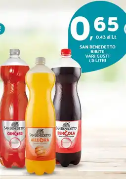 Extra Supermercati San benedetto bibite offerta