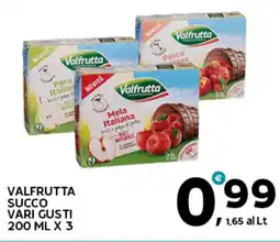 Extra Supermercati Valfrutta succo offerta