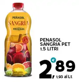 Extra Supermercati Penasol sangria pet offerta