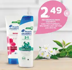 Extra Supermercati Head&shoulders shampoo vari trattamenti/ balsamo lisci setosi offerta