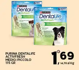 Extra Supermercati Purina dentalife activfresh medio/piccolo offerta