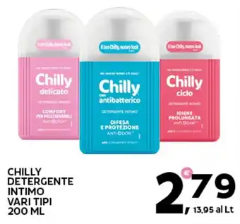 Extra Supermercati Chilly detergente intimo offerta