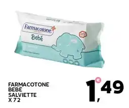 Extra Supermercati Farmacotone bebe salviette x72 offerta