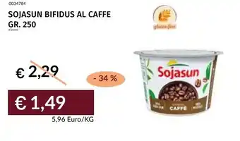 Prezzemolo e Vitale Sojasun bifidus al caffe offerta