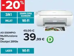 Carrefour Multifunzione Hp Deskjet 2810e offerta