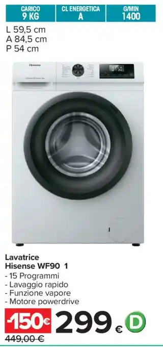 Lavatrice Hisense WF90 1