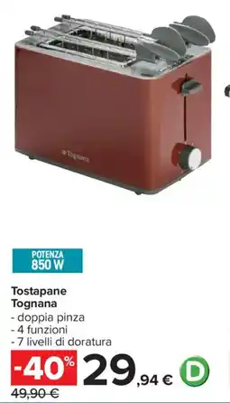 Carrefour Tostapane Tognana offerta