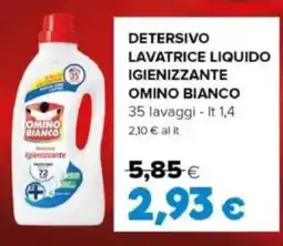 Oasi Detersivo lavatrice liquido igienizzante OMINO BIANCO offerta