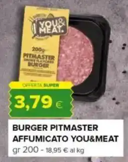 Oasi Burger pitmaster affumicato YOU&MEAT offerta